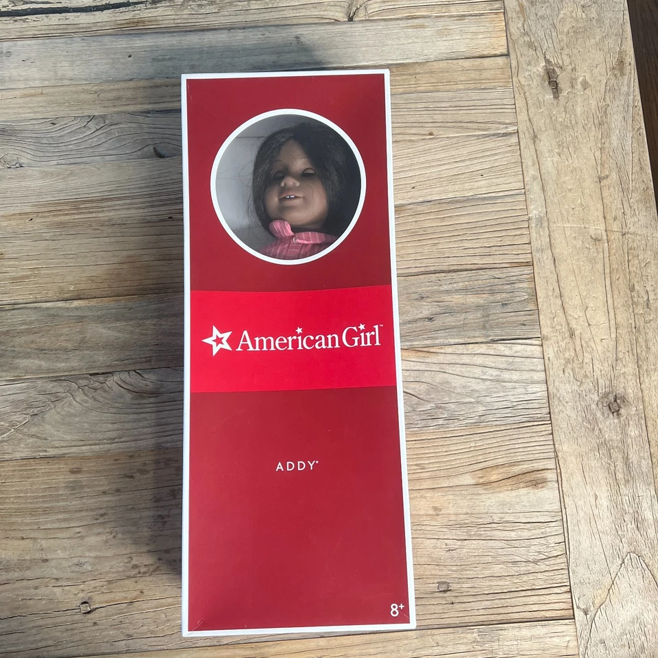 Muñeca American Girl Addy Walker, traje de encuentro, libro, caja, accesorios, como nueva Foto 2 de 4