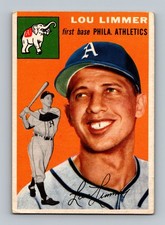 1954 Topps #232 Lou Limmer Rookie VG-VGEX Vintage Baseball Card. rookie card picture