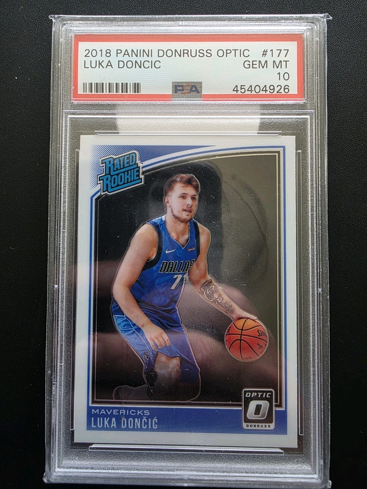 2018 Luka Doncic Optic  Rated Rookie PSA 10 🔥🔥🔥🔥🔥