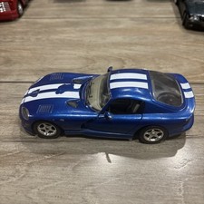 Burago DODGE VIPER GTS COUPE 1/24 Scale Model Car Die Cast Metal Sportscar  used