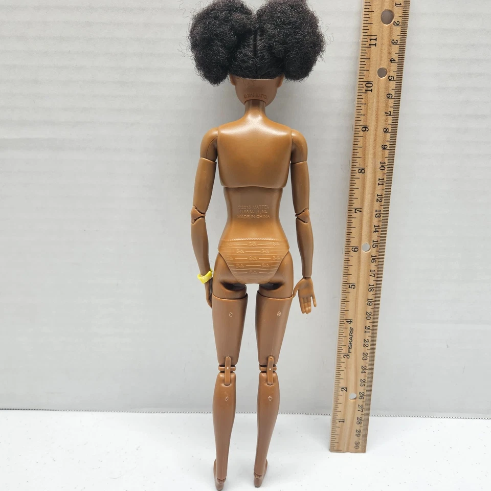 Barbie MADE TO MOVE Articulated Doll Fashionista #133 African American AA #GGV48 - Image 3 of 4