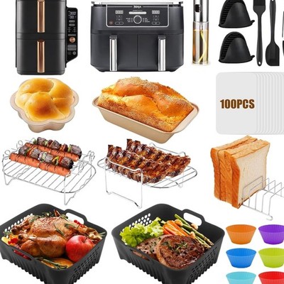 Heißluftfritteuse Zubehör, Airfryer Zubehör für Ninja Double Stack XL 9,5 L, ...