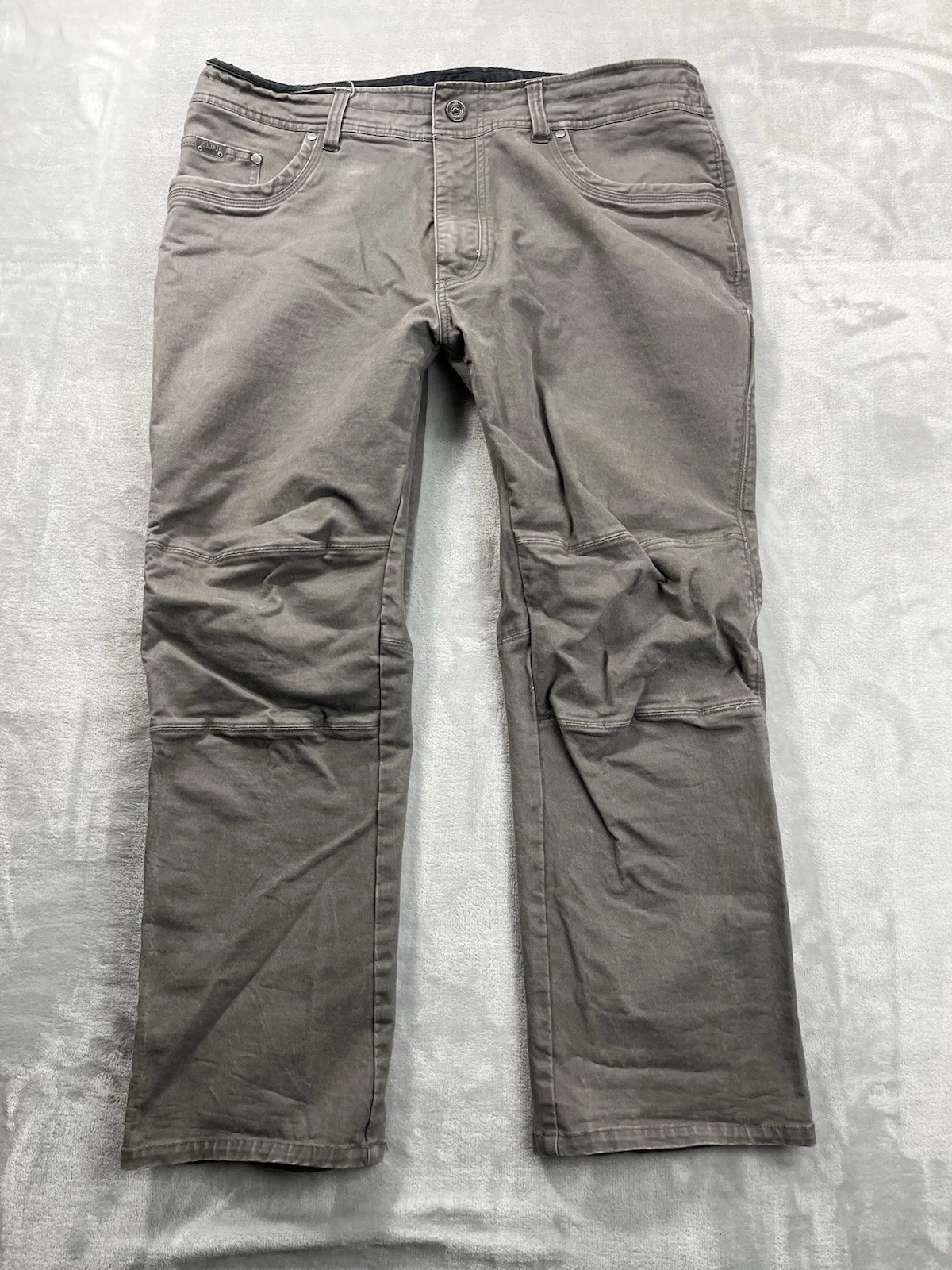 Kuhl Rebel Pants Men's 38x28 (26 Inseam) Gray Vintage Patina Dye Outdoor Hiking