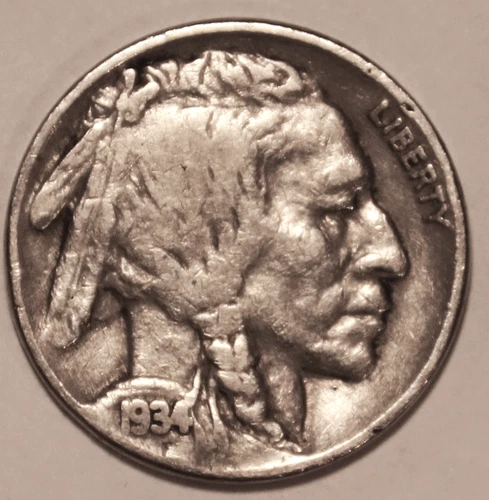 1934P Buffalo Nickel - Fine - #5864D - FREE SHIPPING