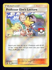 Pokemon Card Professor Elm's Lecture 188b/214 League 2nd Place Promo 2019
