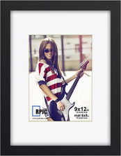 9 x 12 Picture Frames Made of Solid Wood and High Definition Glass Display Pictu