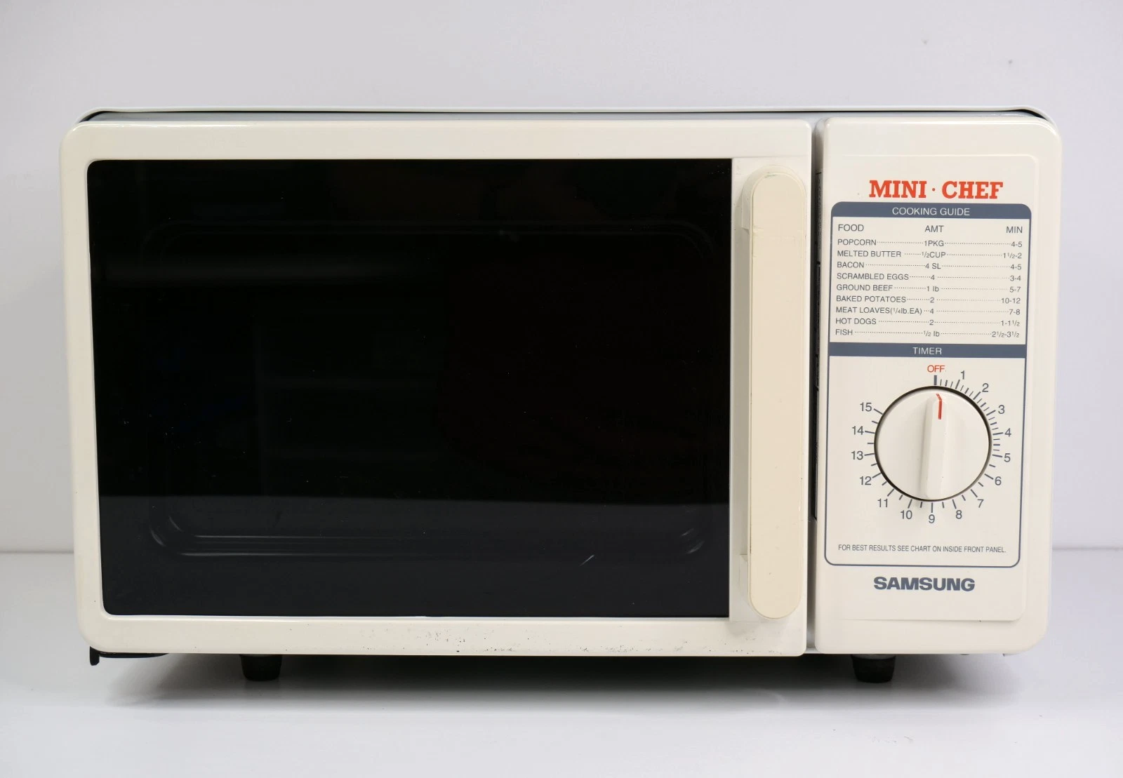 Vintage Samsung Mini-Chef RV Microwave – Works though no light inside Rare
Opens in a new window or