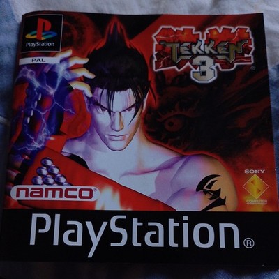 Tekken 3 Pal Manual Black Label