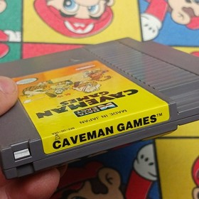 Caveman Games (Nintendo NES) Authentic, Cleaned/Tested Party Game