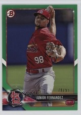 2018 Bowman Prospects Green 79/99 Junior Fernandez #BP96 hg6
