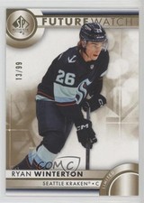 2023-24 SP Authentic Future Watch Gold Limited 13/99 Ryan Winterton #186 1e15