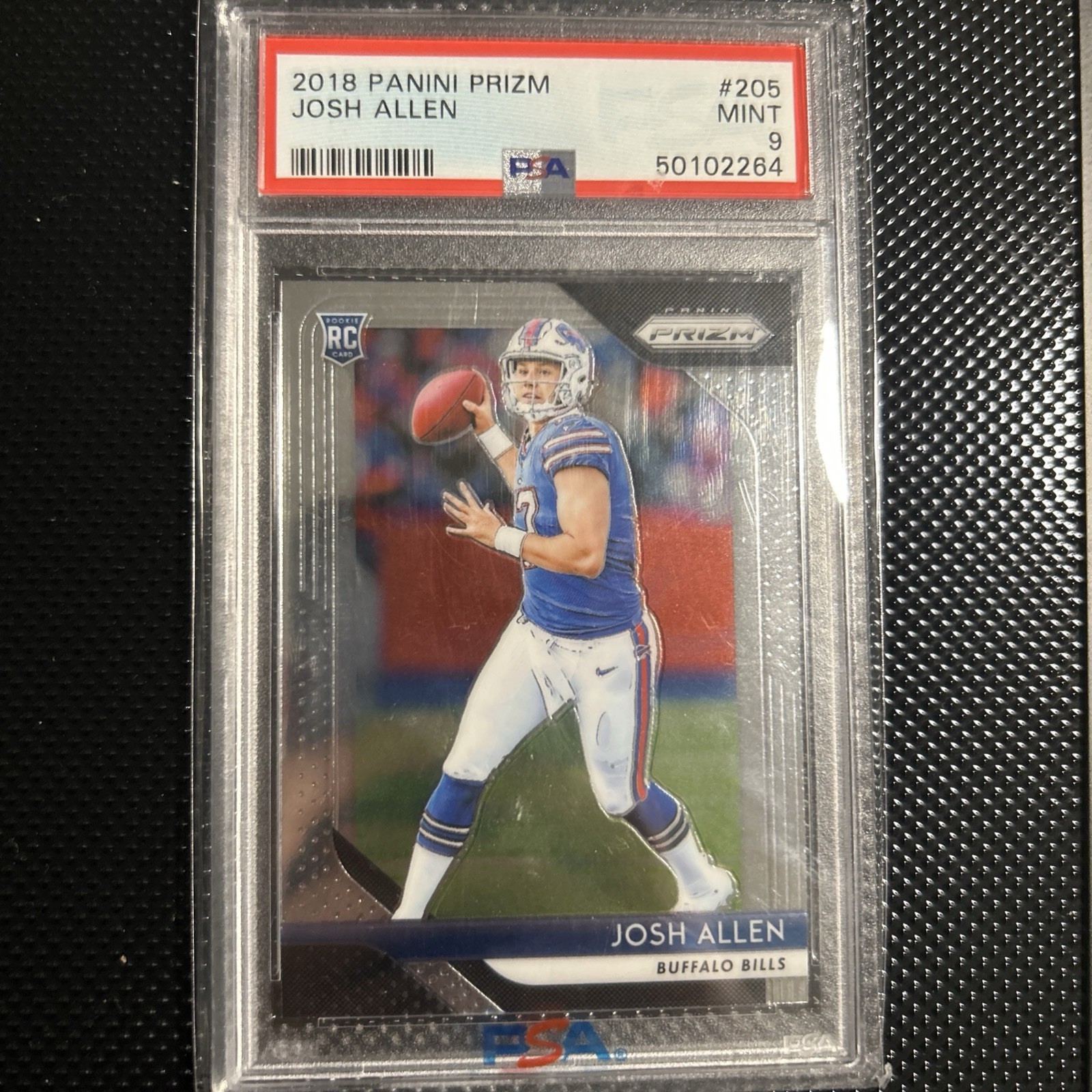 2018 Panini Prizm Rookie Josh Allen #205 (RC) PSA 9