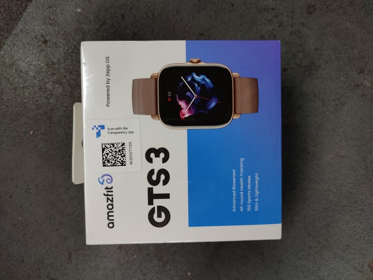 Amazfit GTS Aluminum Case with Silicone Band Smart Watch