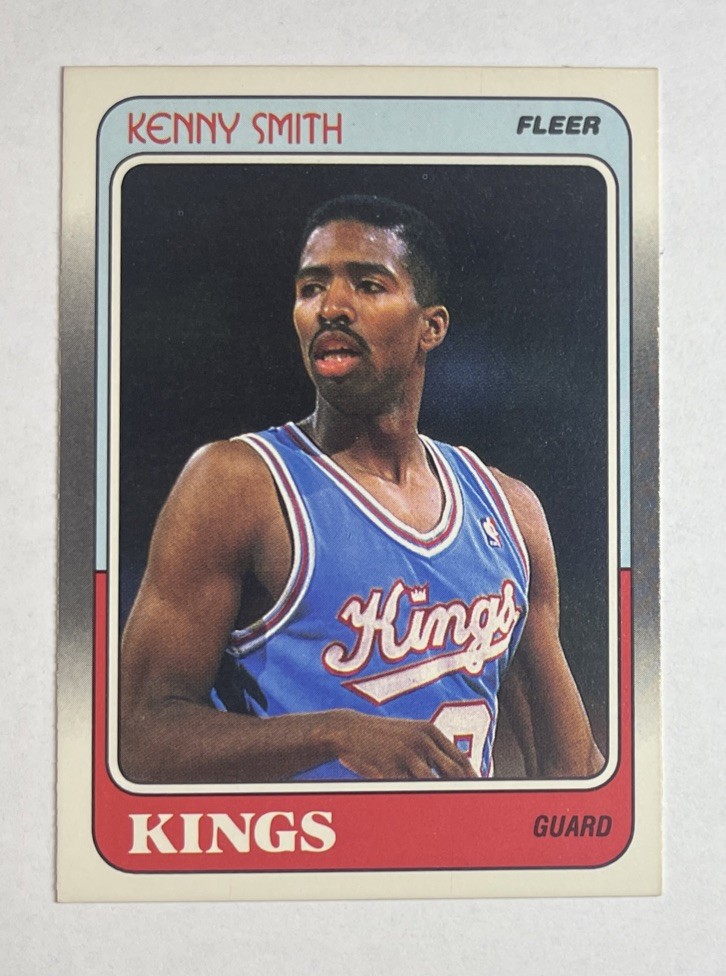 1988-89 Fleer #100 Kenny Smith Rookie RC Centered 88-89 Sacramento Kings 🏀🔥