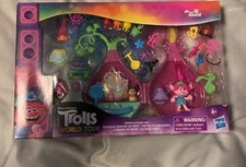 Trolls world tour poppy  s stylin pod playset mini accessories NEW dreamworks