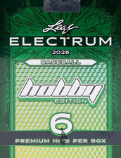 2026 Leaf Electrum Baseball Hobby Box MLB FACTORY SEALED