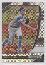 2020 Panini Prizm Draft Picks Power Plaid Prizm 2/35 Justin Lange #PDP34 3wu