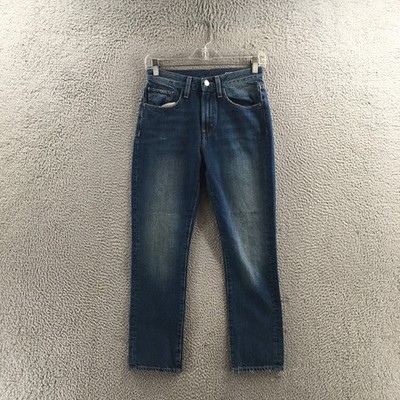 Outerknown Sea Dune Hi-Rise Slim Fit Capri Jeans Womens 24 (actual 27x24.5) Blue