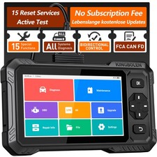 KINGBOLEN S6 ELITE OBD2 dispositivo diagnostico auto scanner ALL SYSTEM 15 reset FCA/SGW