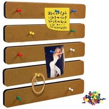 Bulletin Board Cork Boards for Walls Small, Brown