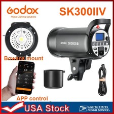 Godox SK300IIV Photo Studio Strobe Flash 300Ws GN58 Bowens Mount with Reflector