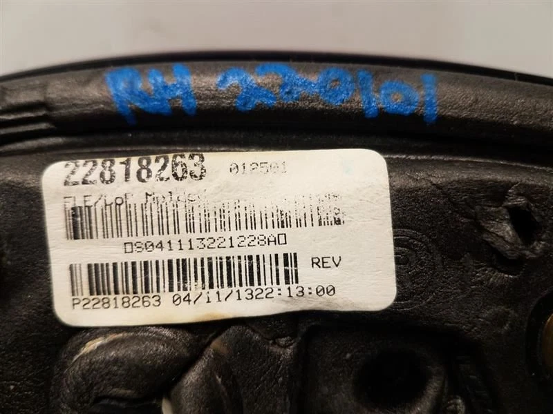 2012-14 Chevrolet Equinox Passenger Right Side Mirror - Power (Option D22) Black - Image 3 of 4