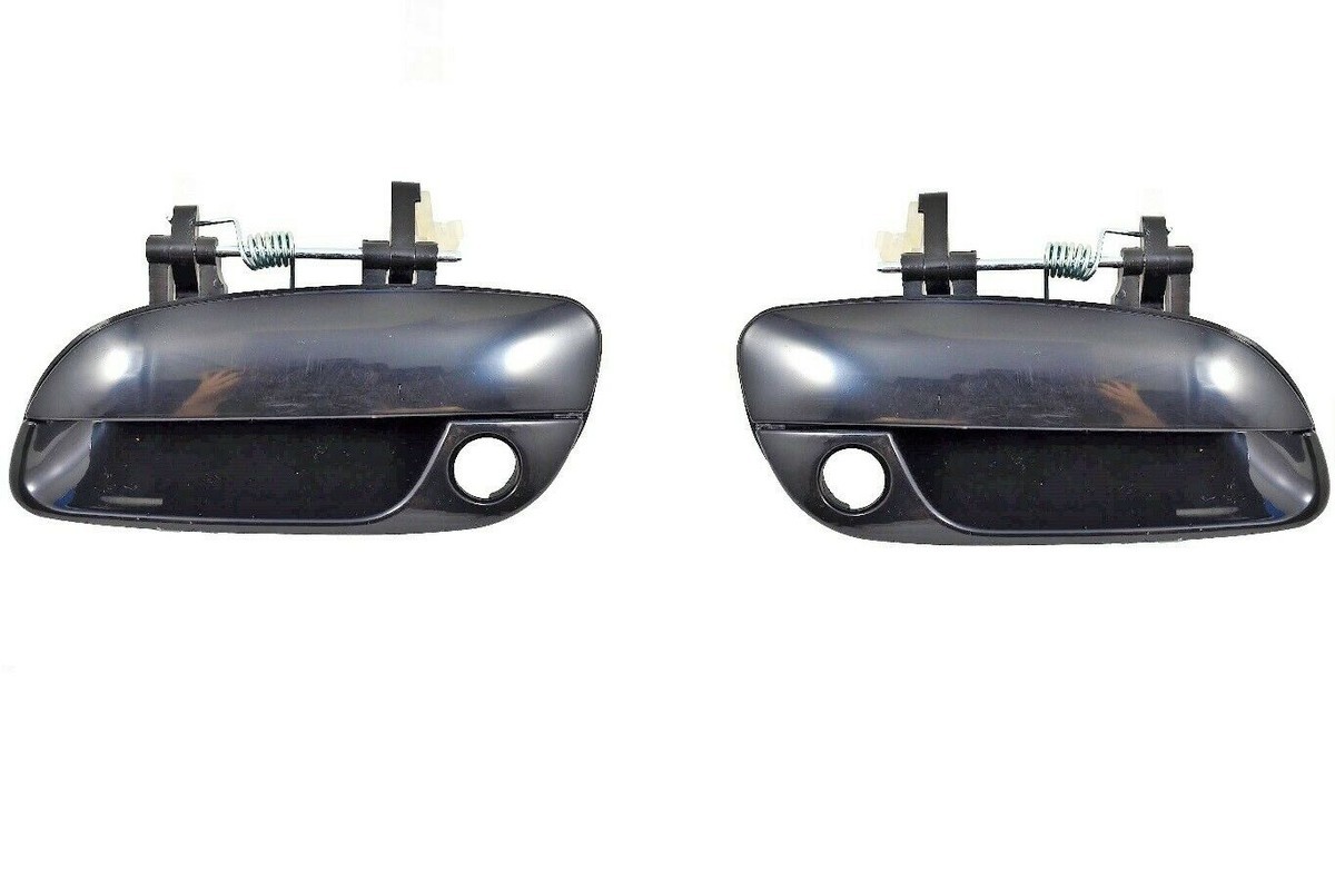 fits 2001 to 2006 Elantra Exterior Door Handle Front Left and Right Black