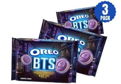 OREO BTS Limited Edition Sandwich Cookies Brown Sugar Pancake 10.68 oz 3 Pack