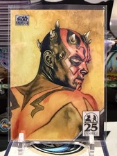 2024 Topps Chrome Galaxy Star Wars #AM-5 A Mystery Named Darth Maul Wave /99 TZ