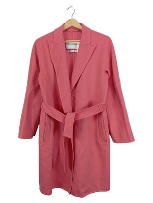 Max Mara Wollmantel Cucito A Mano Gr. 36 Pink