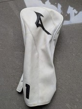 MIZUNO Golf Club Driver Headcover, Universal, White, Genuine, Good Condition