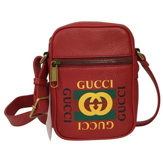 Vintage Gucci 1980s Signature GG Crossbody Handbag