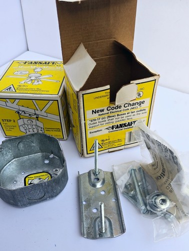 (Lot 2) Reiker Fansafe heavy duty metal Ceiling Fan Hands Free Installation Kit - Picture 2 of 13