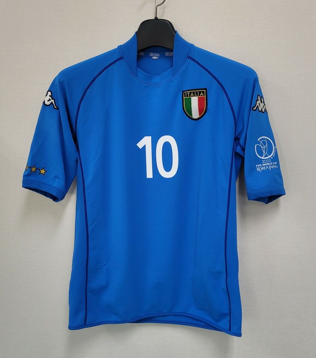 2002 ITALY Home S/S No.10 TOTTI 02 World Cup jersey shirt sz 2002 ITALY Home S/S No.10 TOTTI 02 World Cup jersey shirt sz