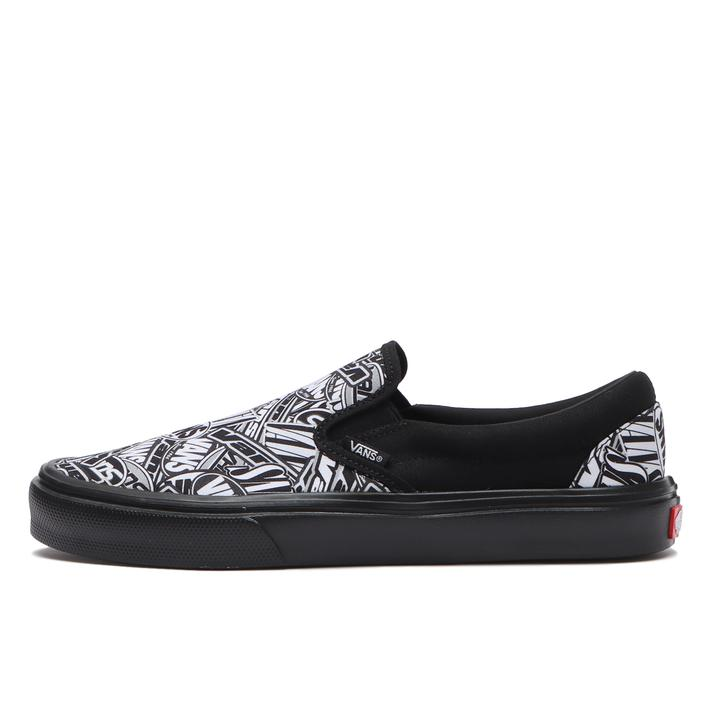 Vans Slip-On Lite Black White Logo V98 LITE LOGO-P Men's