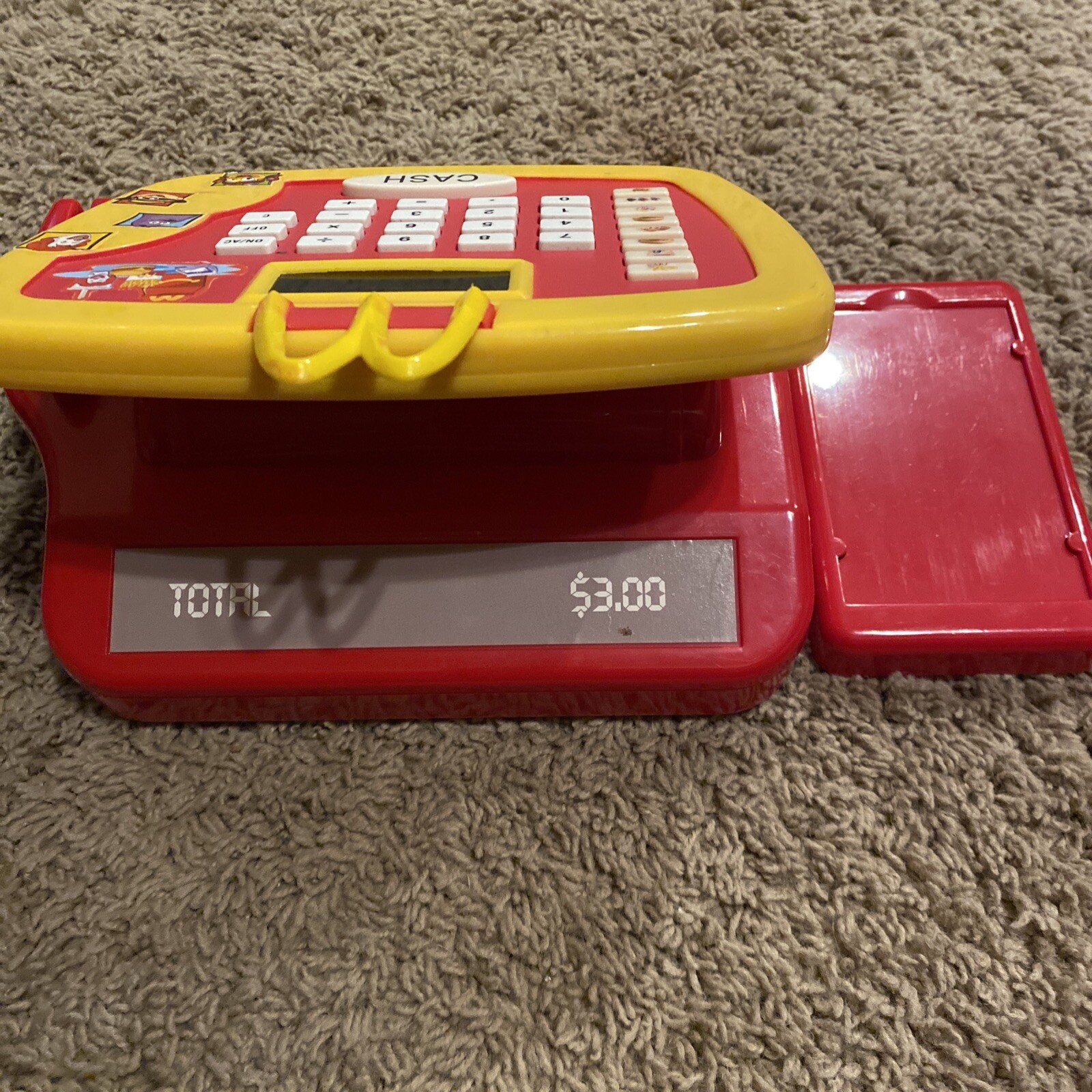 2004 McDonalds Talking Toy Electronic Cash Register Pretend Play Works