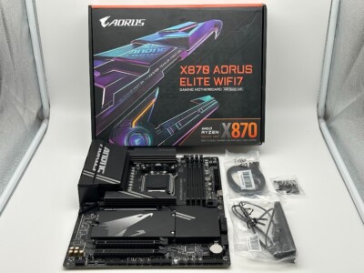 GIGABYTE X870 AORUS ELITE WIFI7 AM5 AMD ATX DDR5 Wi-Fi 7 Motherboard