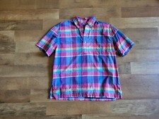 chubbies The Nutter size small plaid made in USA button down short sleeve shirt