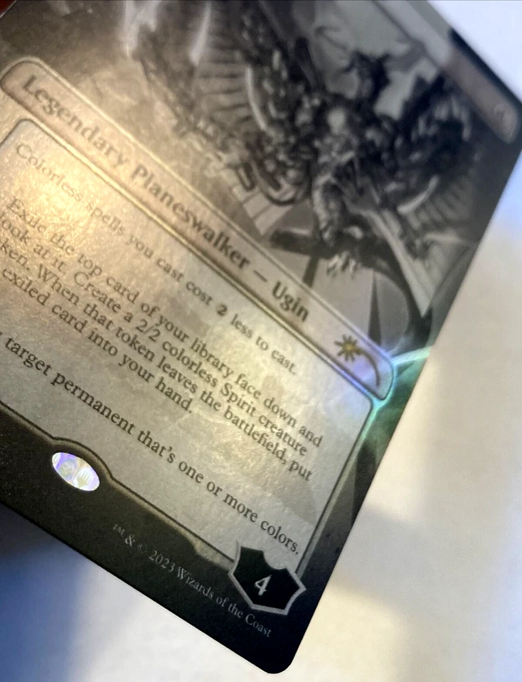 MTG Ugin, the Ineffable BORDERLESS FOIL Secret Lair Drop 1243 NM - Image 3 of 4