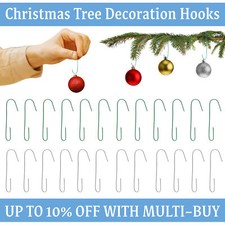 300 Tree Hooks Baubles Metal Wire Ornament Hanging Christmas Tree Decoration