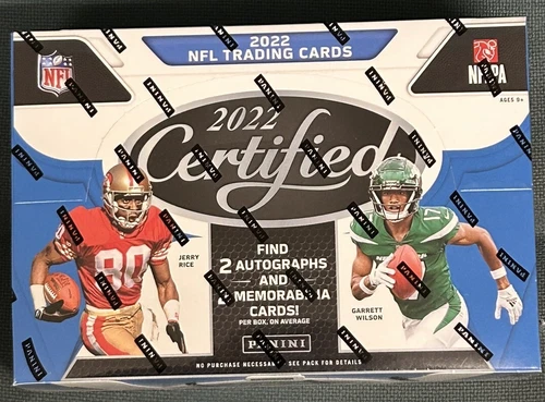 2022 Panini Certified Football Hobby Box Factory-Sealed 