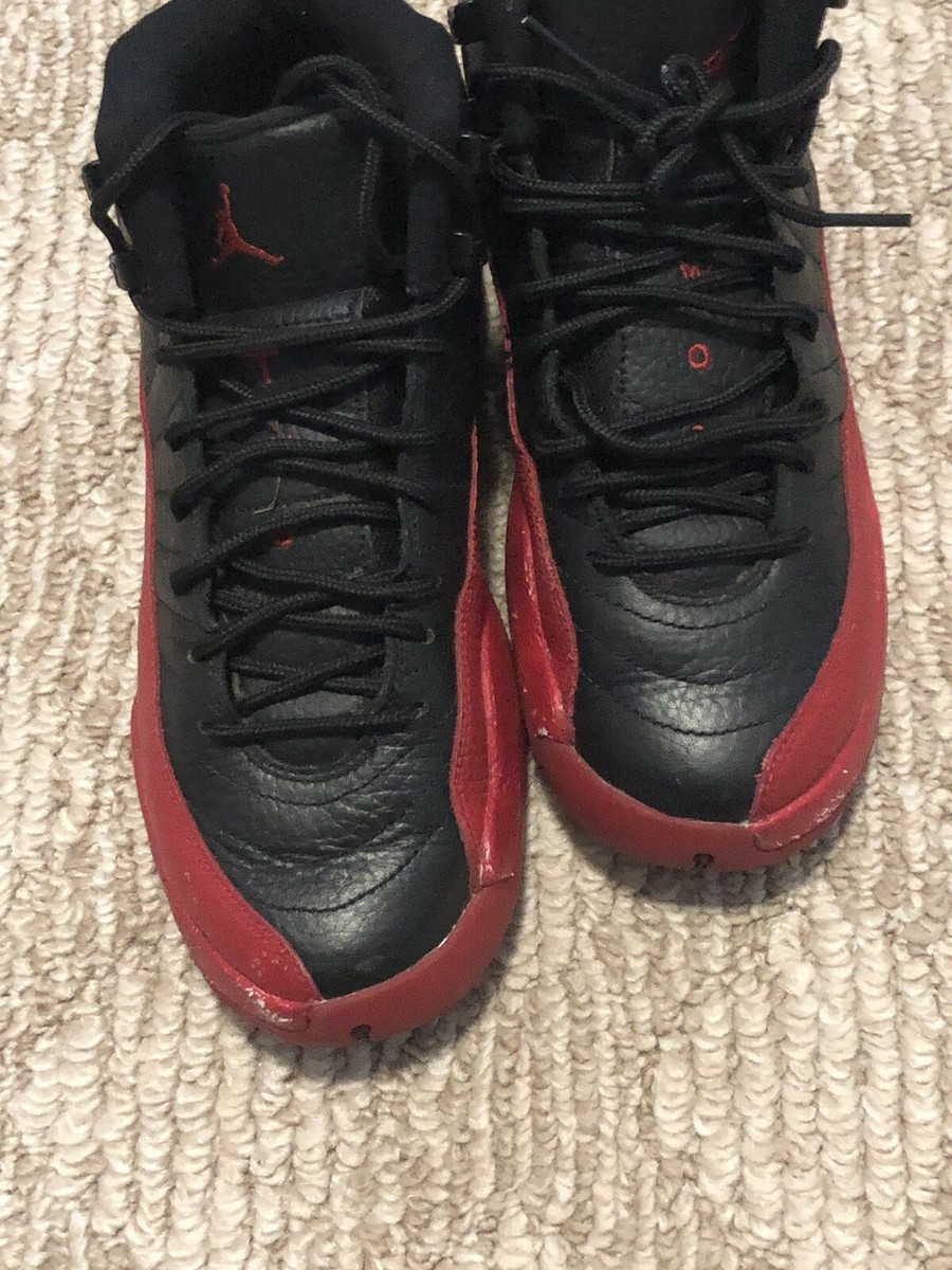 Air Jordan 12 XII Retro BG “Flu Game” Size 5Y Youth (153265-002
