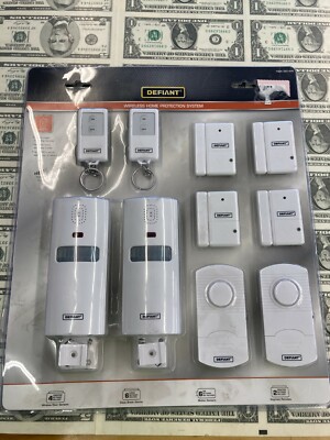 Defiant Wireless Home Security Protection System Complete 1004 353 430, 10pcs