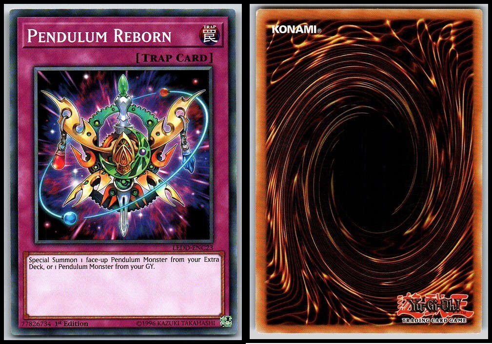 PENDULUM REBORN LEDD-ENC23 1st Edition Yu-Gi-Oh Booster Pack