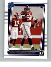 2021 Donruss Christian Barmore 349 RR,RC  New England Patriots