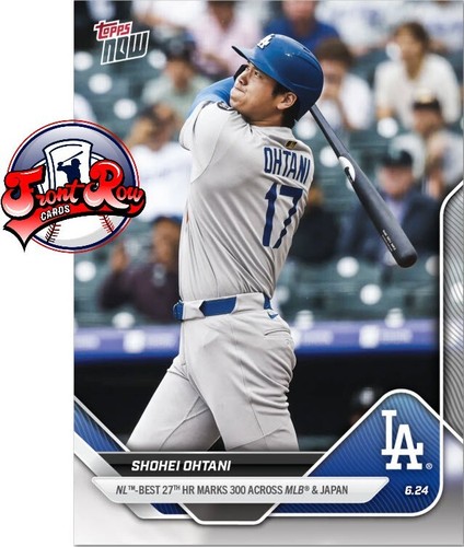 Shohei Ohtani 2025 MLB TOPPS NOW 346 27th Home Run