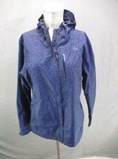 Paradox Size L Women Multicolor Zip Pocket Full Zip Stand Collar Rain Jacket 470