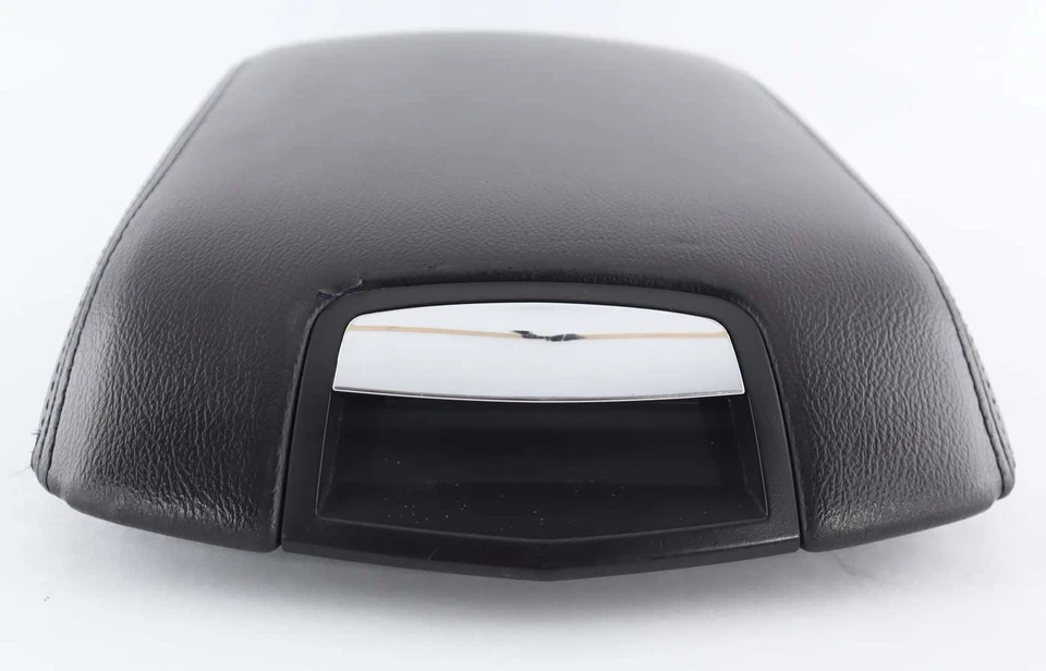 10 - 19 Lincoln MKT TRASEIRO 2ª fileira console tampa de armazenamento apoio de braço couro preto - Imagem 3 de 4