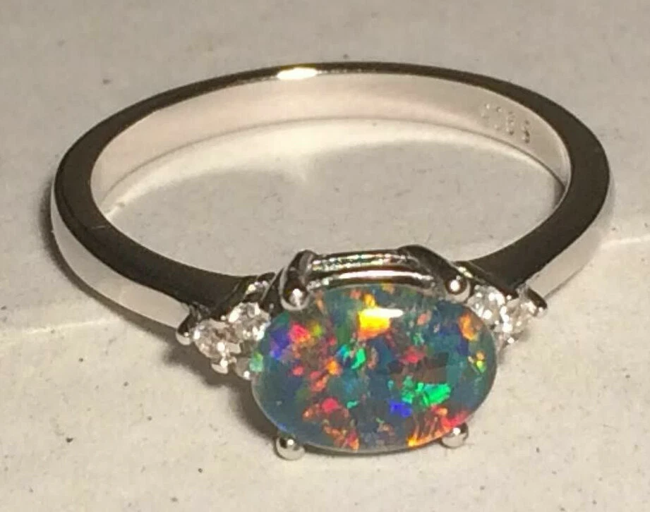Australian opal shop rings ebay