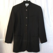 Casual Corner Linen Rayon Jacket Blazer with Pockets - Womens 4